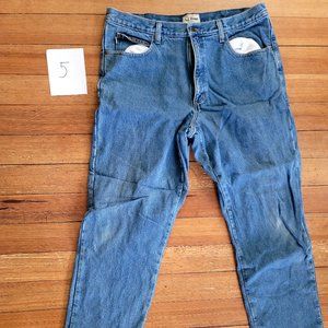L.L.Bean Lined Jeans 38W 32L